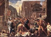 POUSSIN, Nicolas, The Plague at Ashdod asg